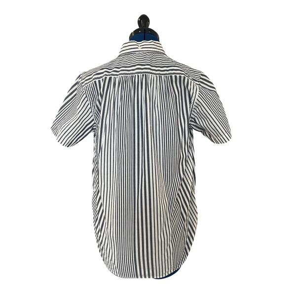 J.Crew Classic Collared Short Sleeve Button Up Size S Preppy Casual Minimalist - Picture 4 of 10